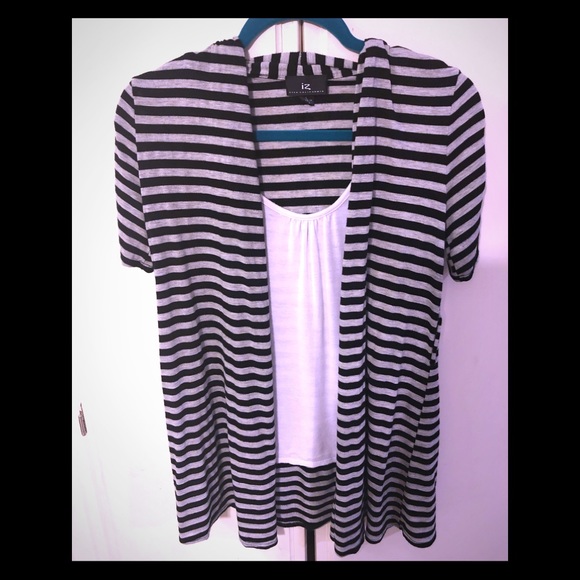 Iz Byer Tops - 🍁3/$25🍁 striped cardigan with built-in tank